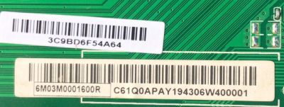 MAIN PARA TV VIZIO / NUMERO DE PARTE 6M03M0001600R / TE.MT5597.EC762 / DISPLAY V650DJ4-D03 REV.C1 / MODELO V655-H9 LINIZCU	 - Imagen 2